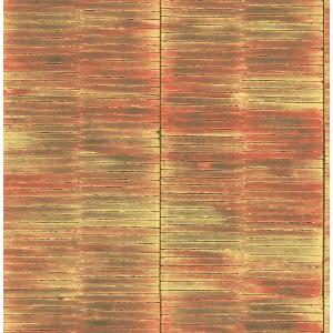 Seabrook Designs AI41300 Koi Textured Effect Striped Wallpaper